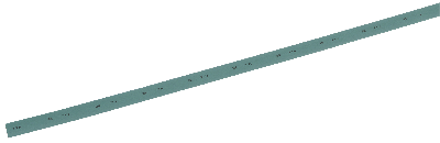 Трубка термоусаживаемая ТТУ 40/20 зеленая (1м)