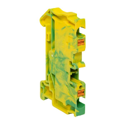 Клеммная колодка пружинная 4 Push-in земля