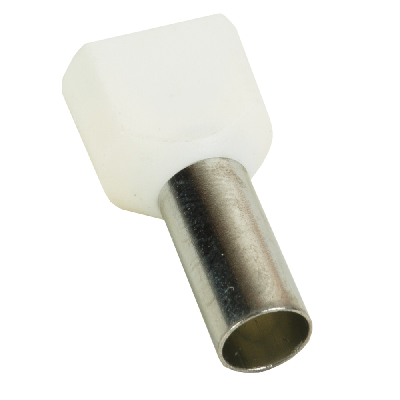 Наконечник штыревой втулочный под два провода НШвИ2 OptiKit T-Shv2-PVC- 10-14 (100шт)