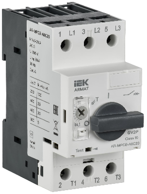 Автоматический выключатель защиты двигателя ARMAT A6 GV2P 14,5-20А IEK