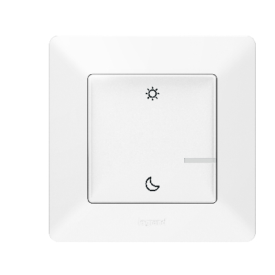 Valena Life with NETATMO  Умный беспроводной сценарный выключатель  День/Ночь . Цвет Белый