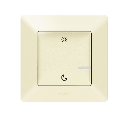 Valena Life with NETATMO  Умный беспроводной сценарный выключатель  День/Ночь . Цвет Слоновая кость