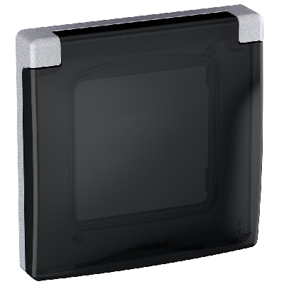 Рамка 1-местная IP44 алюминий INSPIRIA