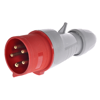 Вилка кабельная переносная 32А 2К+З 380В IP44