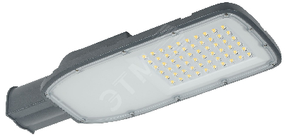 Светильник светодиодный ДКУ 1004-100Ш 3000К IP65 серый IEK