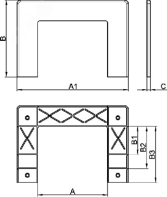 Рамка для ввода в стену/коробку RQM для TA-GN 150 IN-Liner