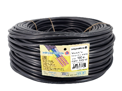 Провод ПВСнг(А)-LS  3*0.75 Ч 100м ТРТС