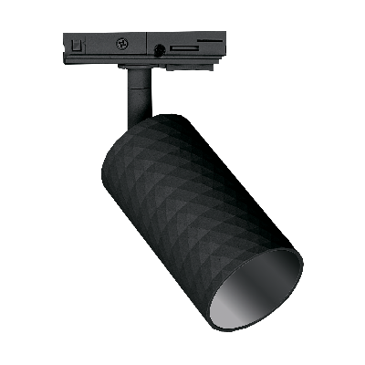 Светильник светодиодный трековый на шинопровод до 50W ДПО-50Вт черный под лампу GU10 Jazzway