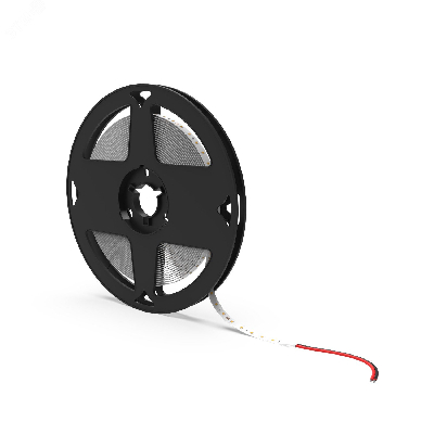 Лента светодиодная 6 Вт/м DC 24В 6500К IP20 60LED SMD2835 800 лм/м Black Gauss