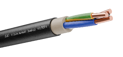Кабель силовой ВВГнг(А)-LSLTx 3х10 (N.PE)-0.660 однопроволочный (барабан)