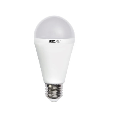 LED 20вт E27 холодный белый, груша jazzway