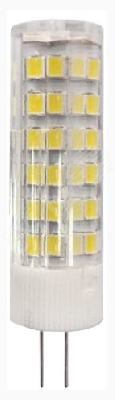 Лампа светодиодная LED 7 Вт 560Лм 2700К капсула теплый G4 170-265В LED JC-7W-220V-CER-827-G4 Standart