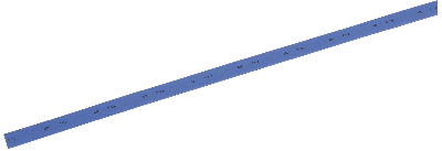 Трубка термоусаживаемая ТТУ 16/8 синяя (1м)