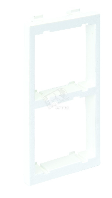 Connect Адаптер вертикальный на 2 модуля K45 45х45мм CIMA-модуль 52x108 мм SC белый