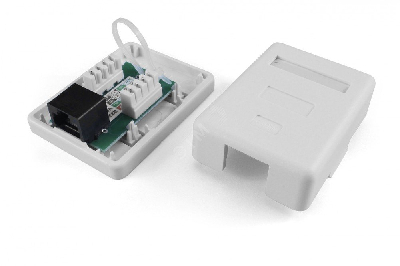 Розетка компьютерная RJ-45(8P8C) кат 6 одинарная внешняя