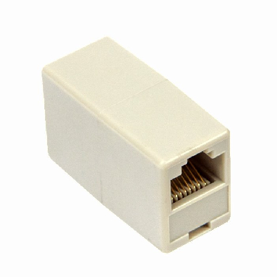 Адаптер проходной 2хRJ-45 UTP