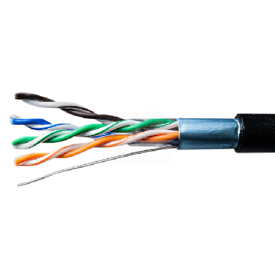Витая пара F/UTP Cat 5e 4х2хAWG25 Light OUT Cu (FTP Cat 5e 2x4x0.44 5e OUT/Cu)