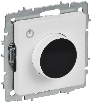 BRITE Термостат электронный с индикацией ТС10-1-БрАБ арктический белый IEK