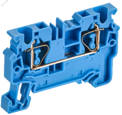 ARMAFIX Клемма пружинная CX4 BU 4мм2 проходная синяя IEK