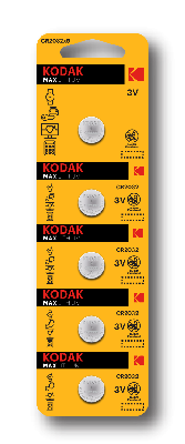 Батарейка Kodak CR2032-5BL MAX Lithium (60/360/69120)