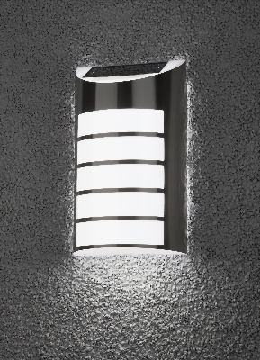 Фасадная подсветка Сталь, на солнечной батарее, 5LED, 17lm ERAFS024-40