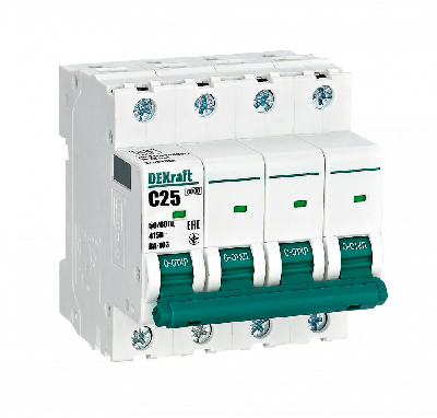 Выключатель автоматический ВА-103 4P 25А C 6кА новый