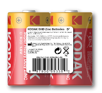 Батарейка R20-2S SUPER HEAVY DUTY Zinc [KDHZ 2S] (24/144/5616)