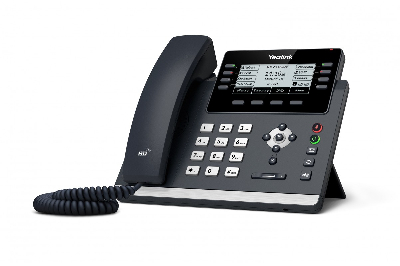 Телефон IP с поддержкой 12 SIP-аккаунтов, с 8 программируемыми кнопками, с поддержкой Poe, без блока питания