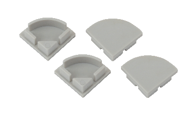 Набор заглушек для профиля CAB280, 4 глухие круглые (500/15000)