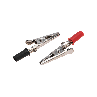 Зажим крокодил длина 53 мм ток 15A 2 шт. пакет БОПП,