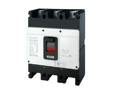 Выключатель автоматический в литом корпусе типа HGM, типоразмера 800AF, арт.HGM800S3PT4BS0000C00800F (800А, 50кА, 3 полюса, регулируемый термомагнитный расцепитель, прямой шинный вывод)