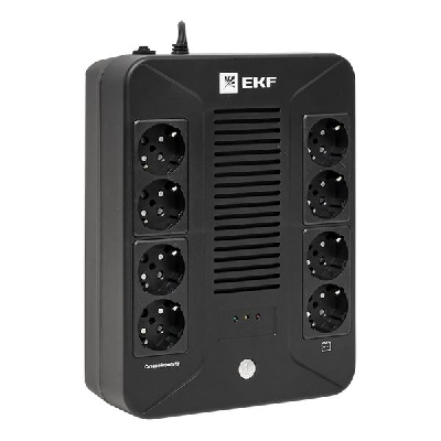 Источник бесперебойного питания E-Power Home 1000 ВА, 600Вт,8хSchuko,USB,RJ45