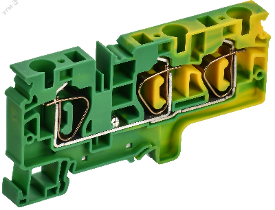 ARMAFIX Клемма пружинная CX10-3 PE 10мм2 трехконтактная заземляющая IEK