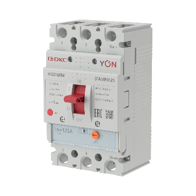 Автоматический выключатель YON MGS160 3P 100-125A 25kA