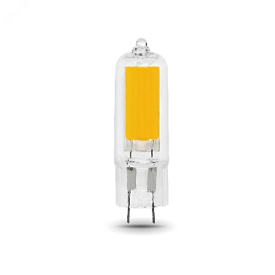Лампа светодиодная LED 5.5 Вт 500 лм 4100К капсула нейтральный G4 AC 220В стеклянная Black