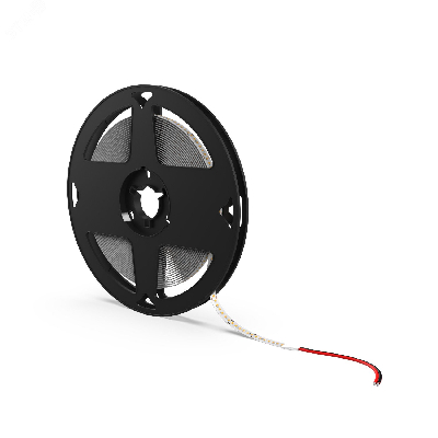 Лента светодиодная 12 Вт/м DC 24В 4000К IP20 120LED SMD2835 1400 лм/м Black Gauss