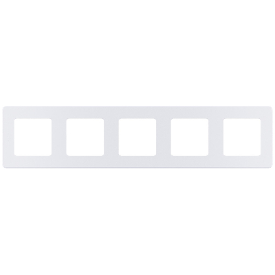 Рамка 5-местная жемчуг INSPIRIA