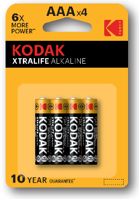 Батарейка LR03-4BL XTRALIFE Alkaline