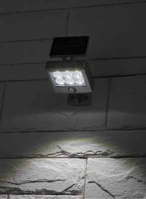 Прожектор с датчиком движения, на солнечной батарее, 6LED, 150 lm ERAFS048-08