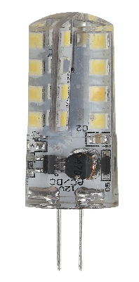 Лампа светодиодная LED 3Вт JC 4000К G4 нейтральный капсула 12V