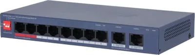 Коммутатор управляемый  L2 8 портов RJ45 10 100 1000 Мб/с PoE 110Вт