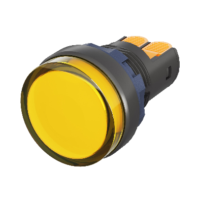 Сигнальный индикатор со  встроенным диодом 9-24В, желтый