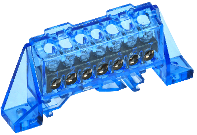 TEKFOR Шина N ноль в комбинированном DIN-изоляторе Стойка 6х9-7-С IEK