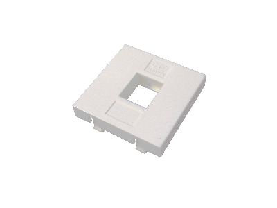 Адаптер Mosaic 45х45 мм для модуля Keystone, 1 порт, белый DATAREX