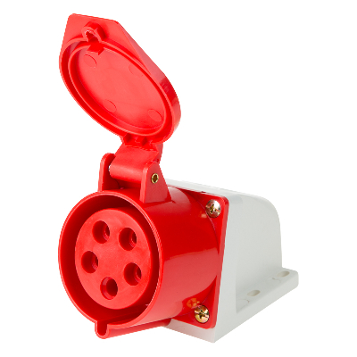 Розетка 125 стационарная 3Р+РЕ+N 32А 380В IP44