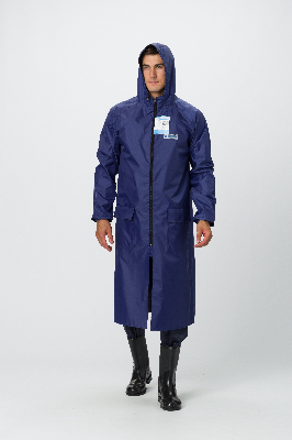 Плащ влагозащитный Poseidon WPL (Нейлон/ПВХ,225), синий,60-62,182-188