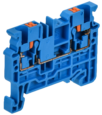 ARMAFIX Клемма пружинная Push In CP 2,5мм2 синяя IEK