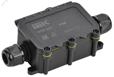 Коробка распределительная герметичная WTP-407 3 ввода IP68 IEK