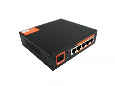 Коммутатор управляемый L2 с обл. упр. 4х1Гбит/с (RJ45 с PoE+) 1х1Гбит/с (RJ45) Uplink 1х1Гбит/с SFP Uplink 52Вт