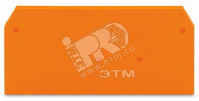 Пластина торцевая и промежуточная (уп=25шт)